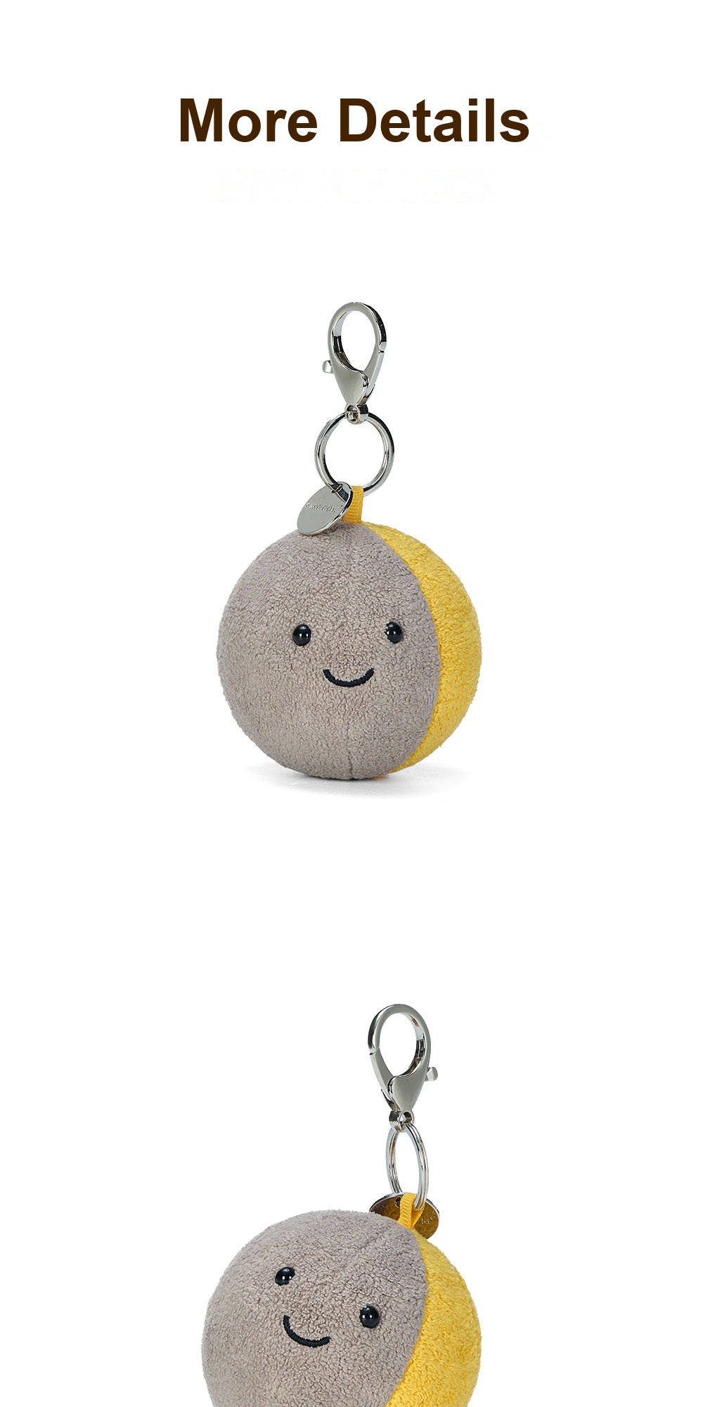 Moon Plush Charm (Planet Series)