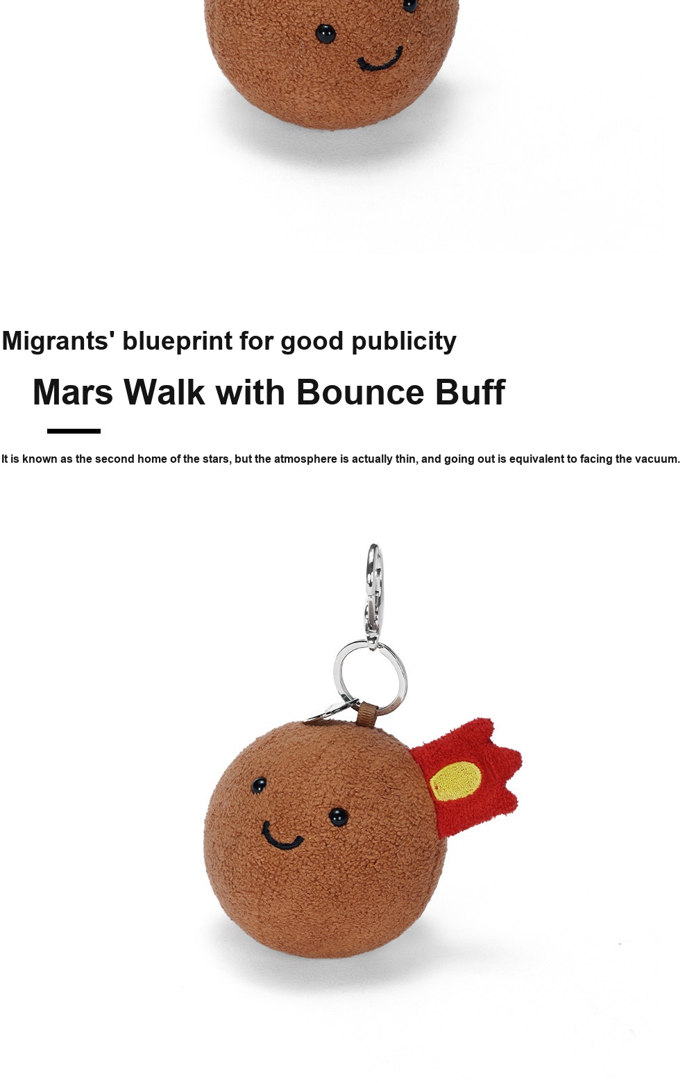 Mars Plush Charm (Planet Series)