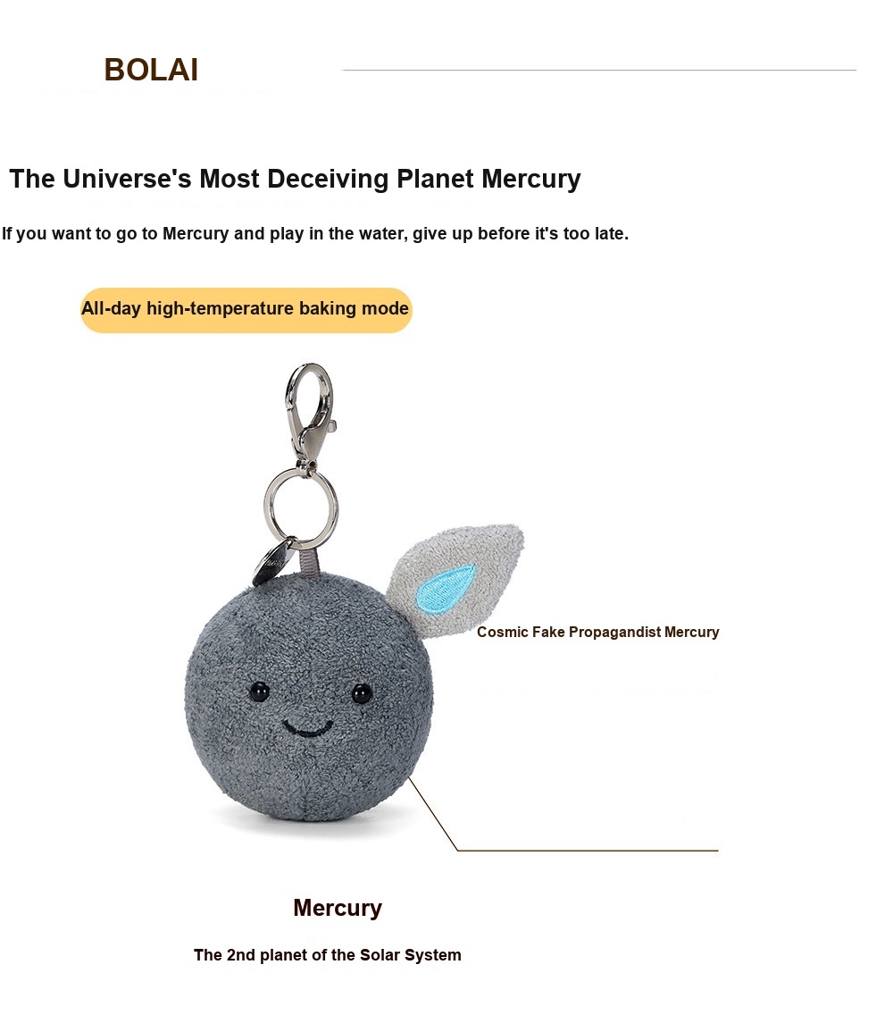 Mercury Plush Charm (Planet Series)
