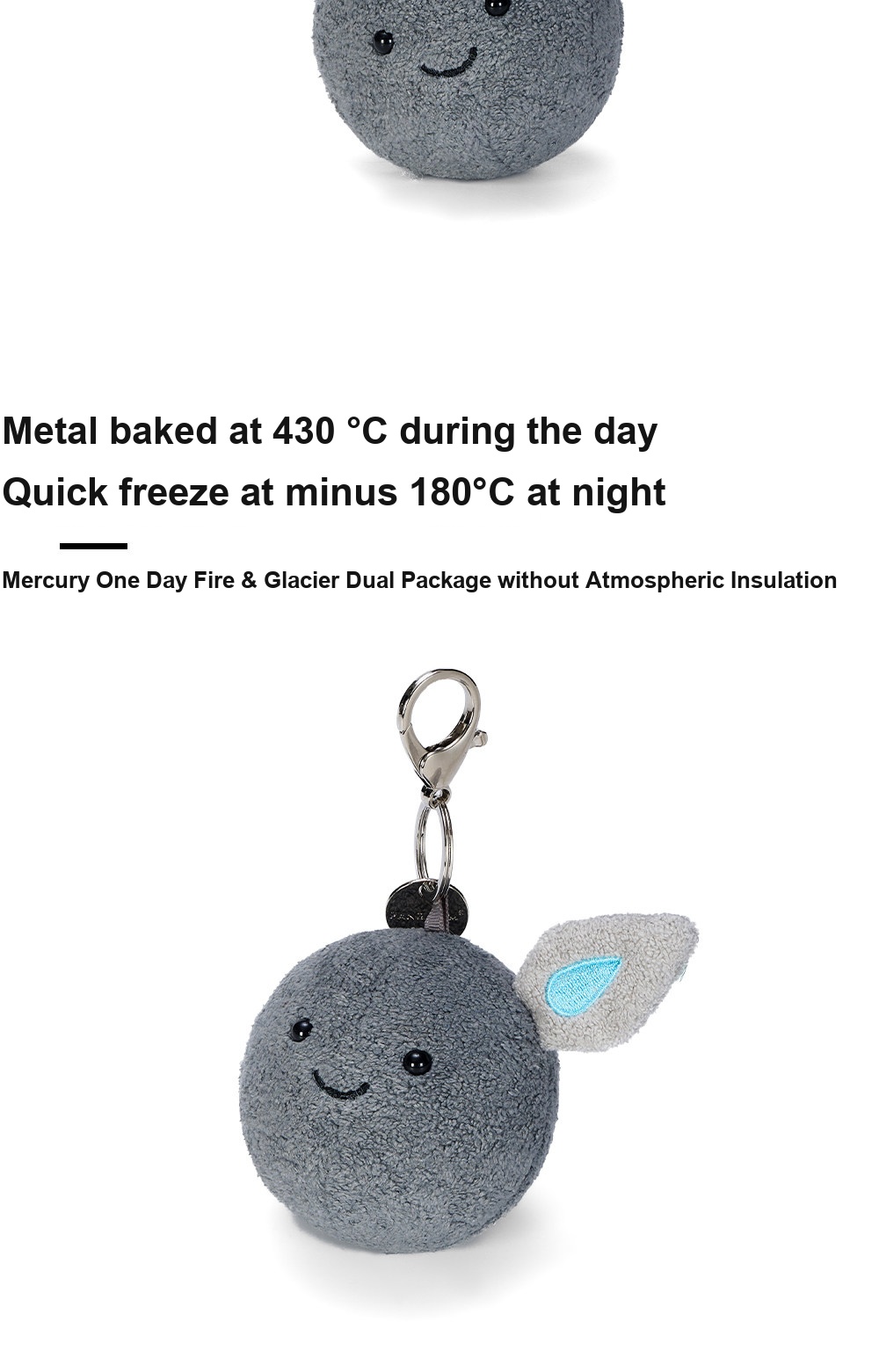 Mercury Plush Charm (Planet Series)