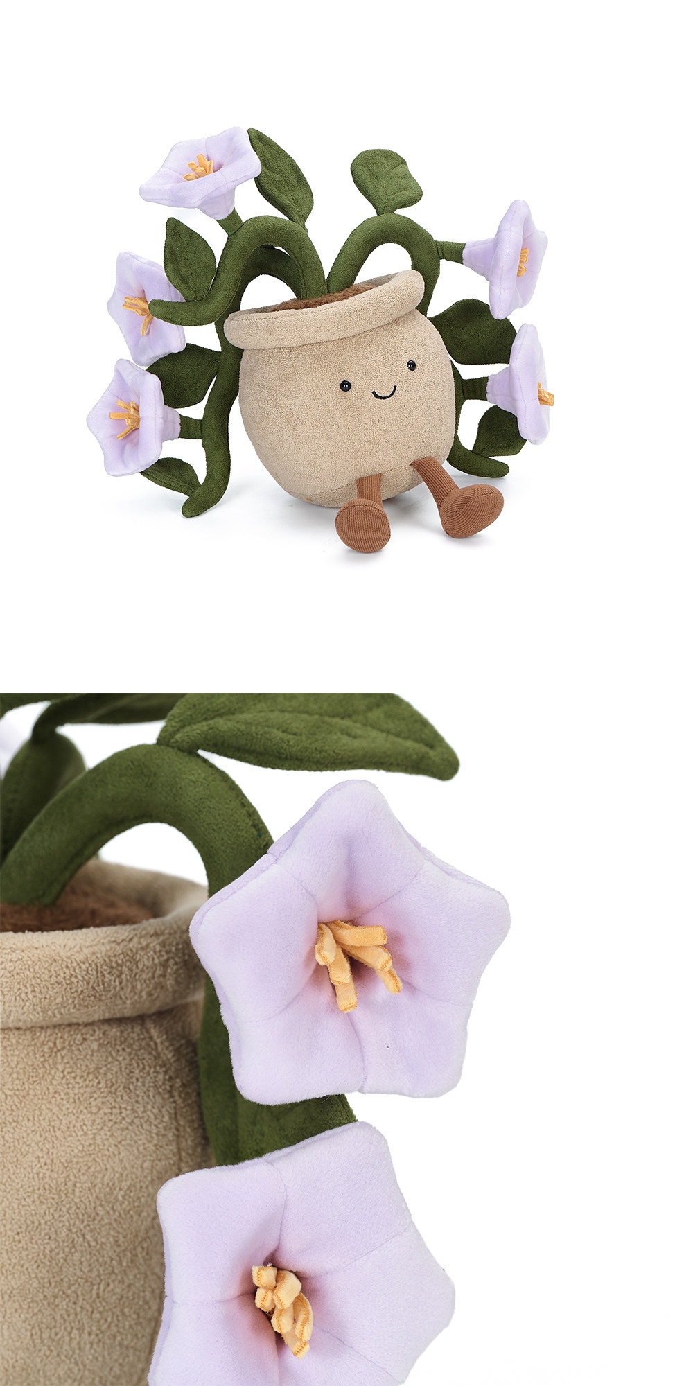 Morning Glory Pot Plush