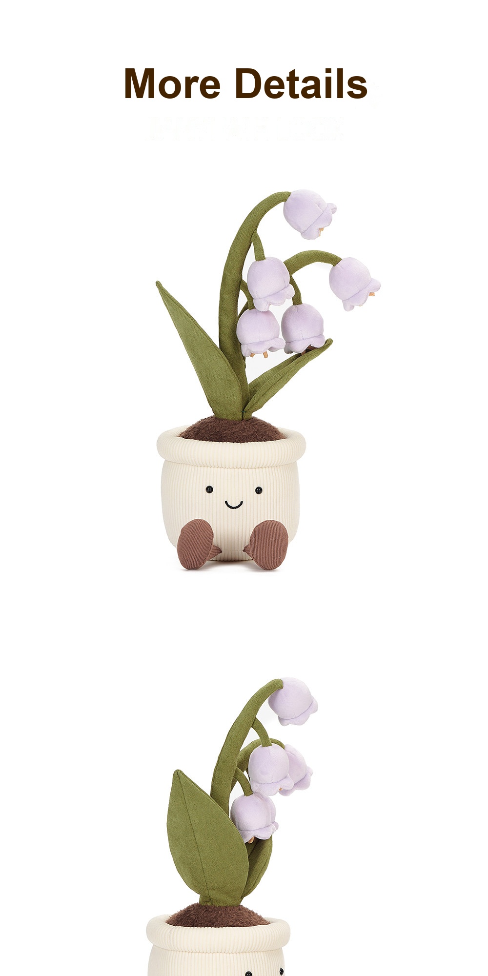 Purple Lily-of-the-Valley Pot Plush
