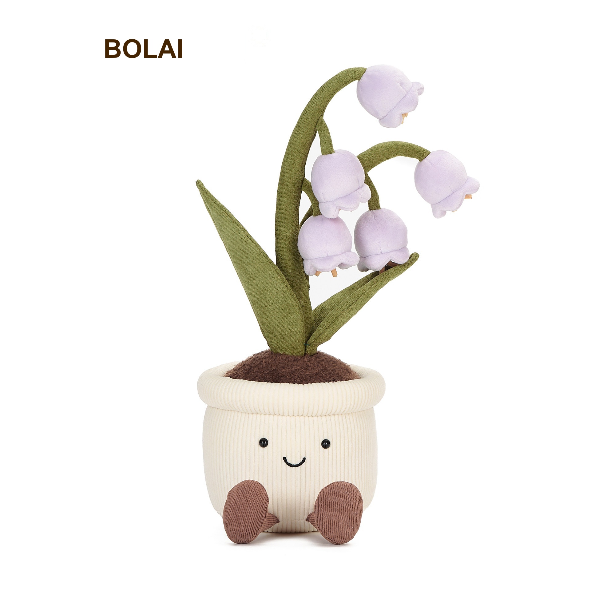 Purple Lily-of-the-Valley Pot Plush