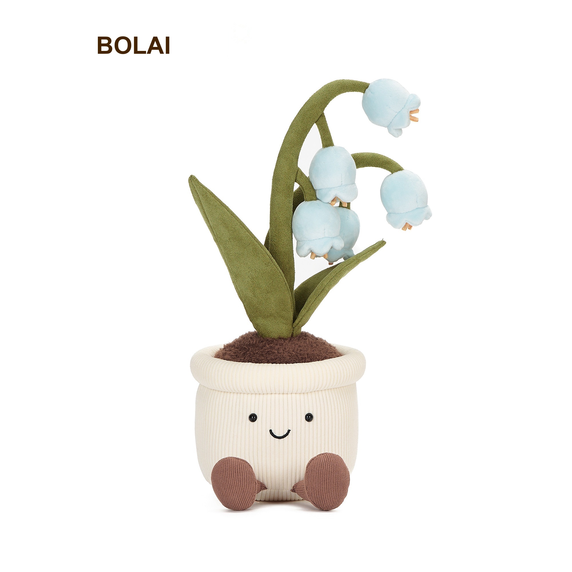 Blue Lily-of-the-Valley Pot Plush