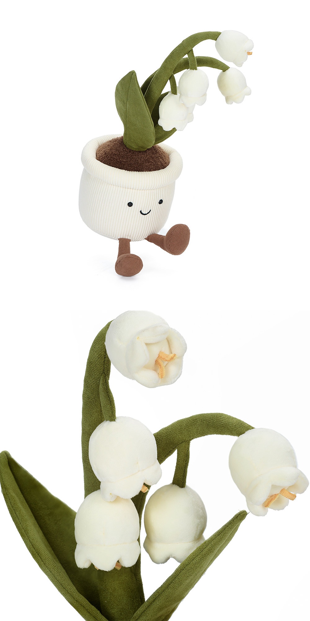Lily-of-the-Valley Pot Plush