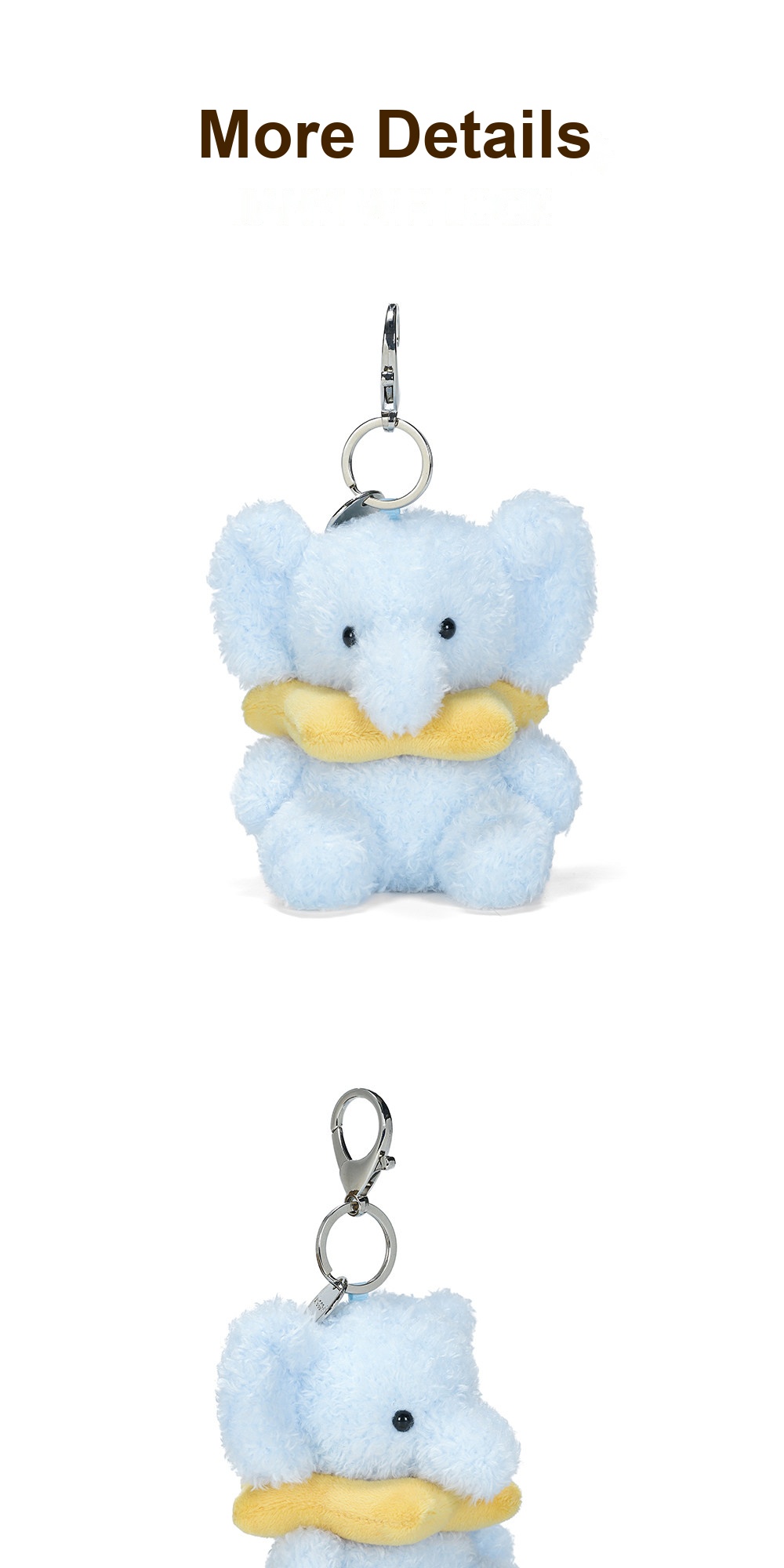 Wishing Star Elephant Plush Charm