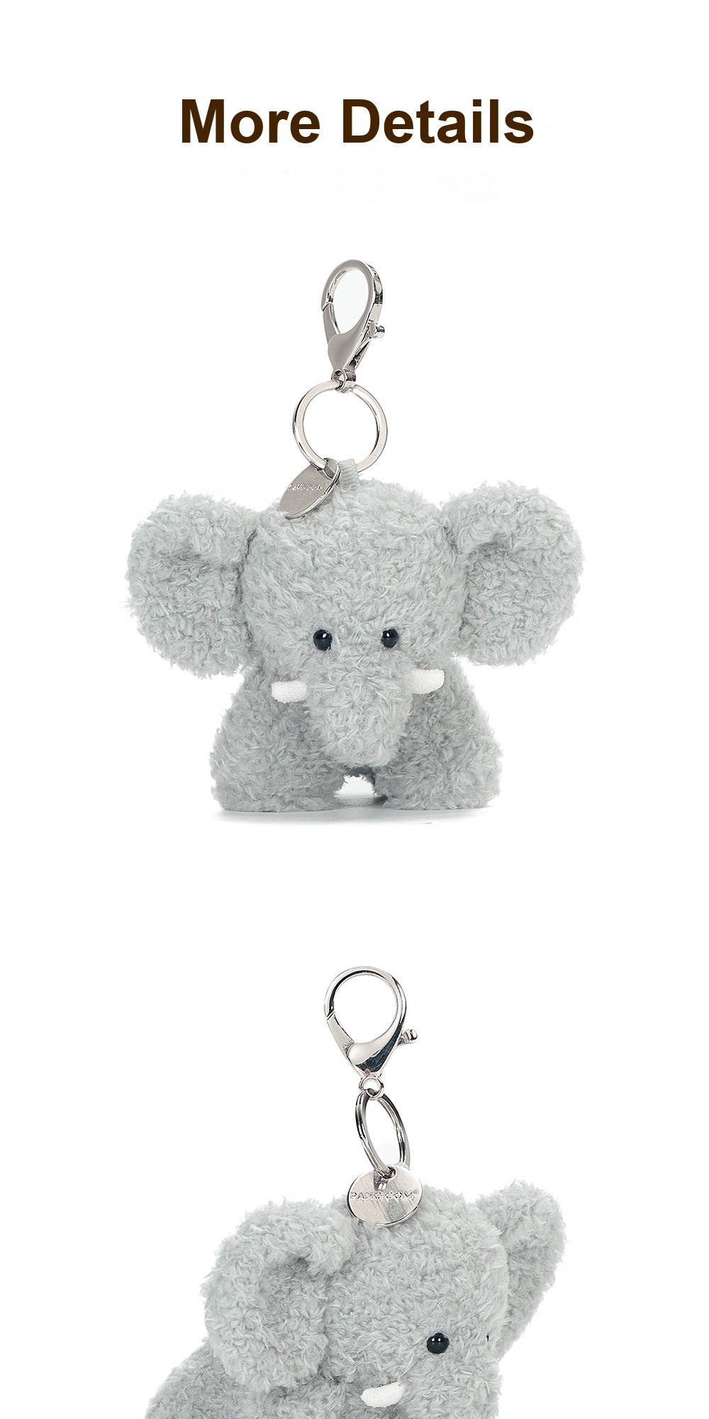 Syd Elephant Plush Charm