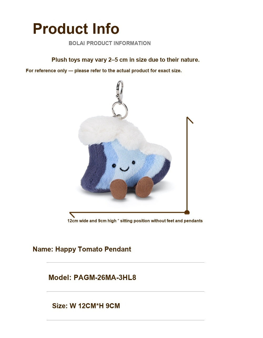 Ocean Wave Plush Charm
