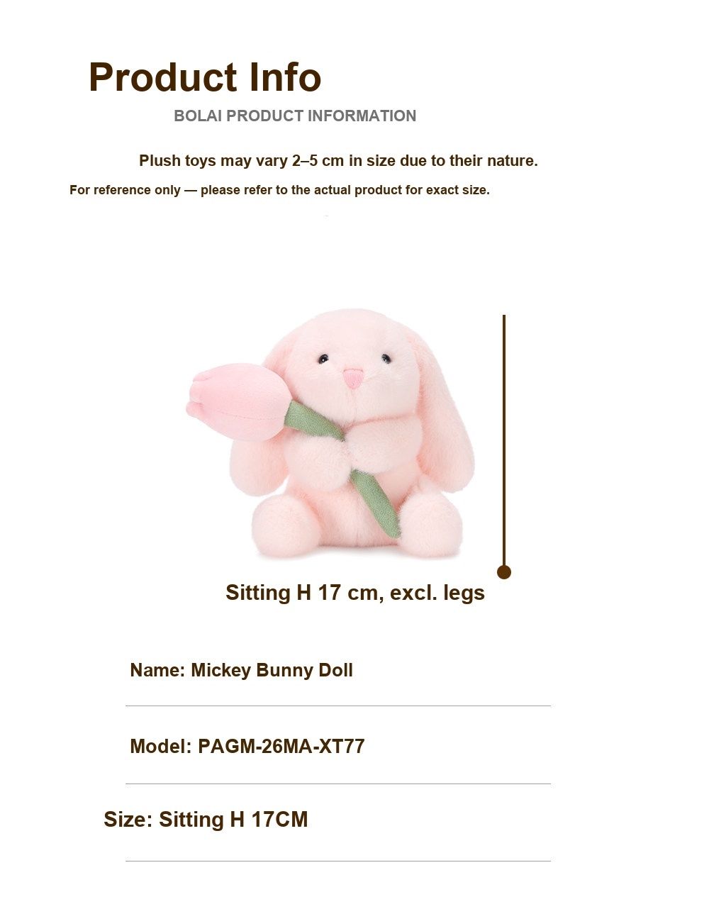 Tulip Miko Bunny Plush