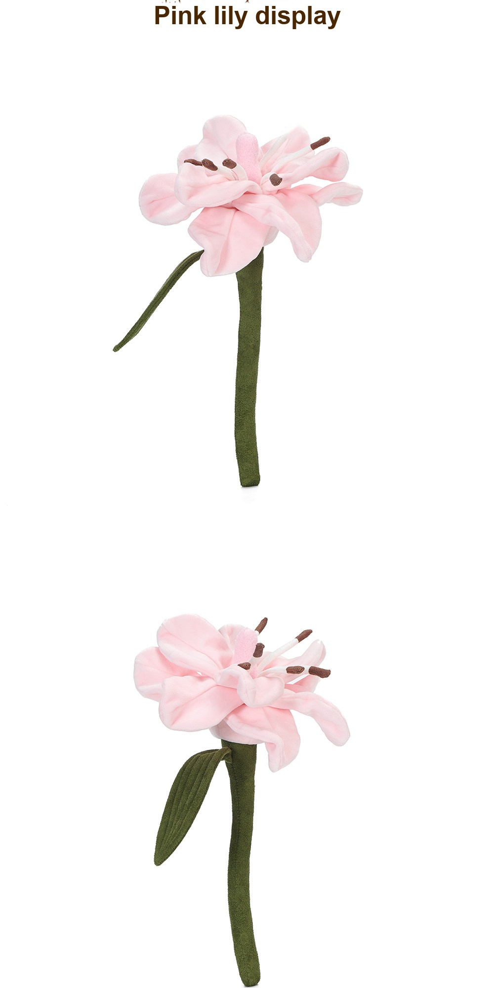 Lily Arrangement Series Plush Flower