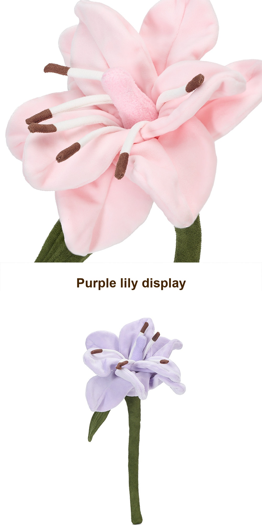 Lily Arrangement Series Plush Flower