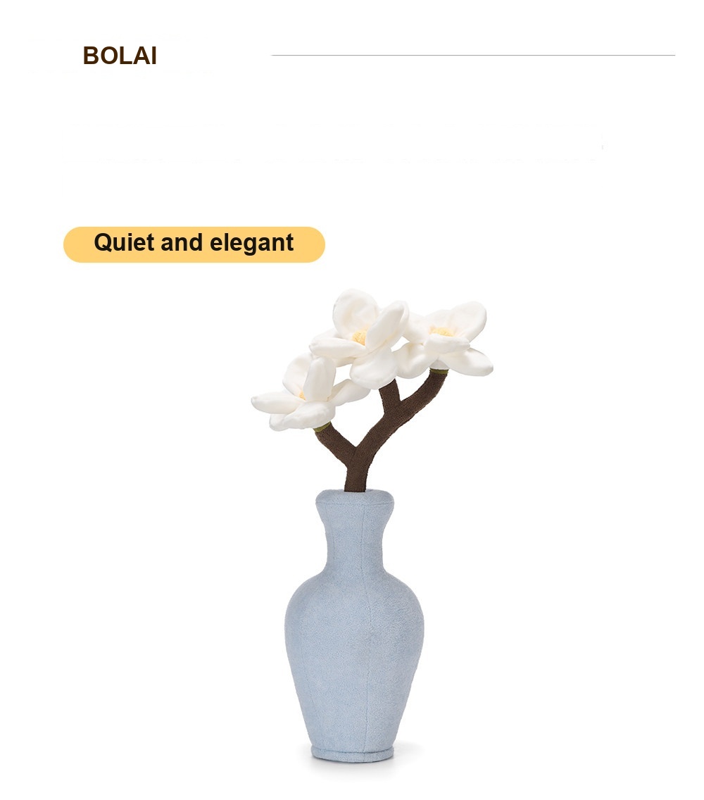 Magnolia DIY Vase Plush Flower