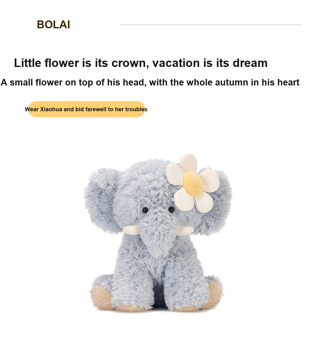 Holiday Syd Elephant Plush Toy
