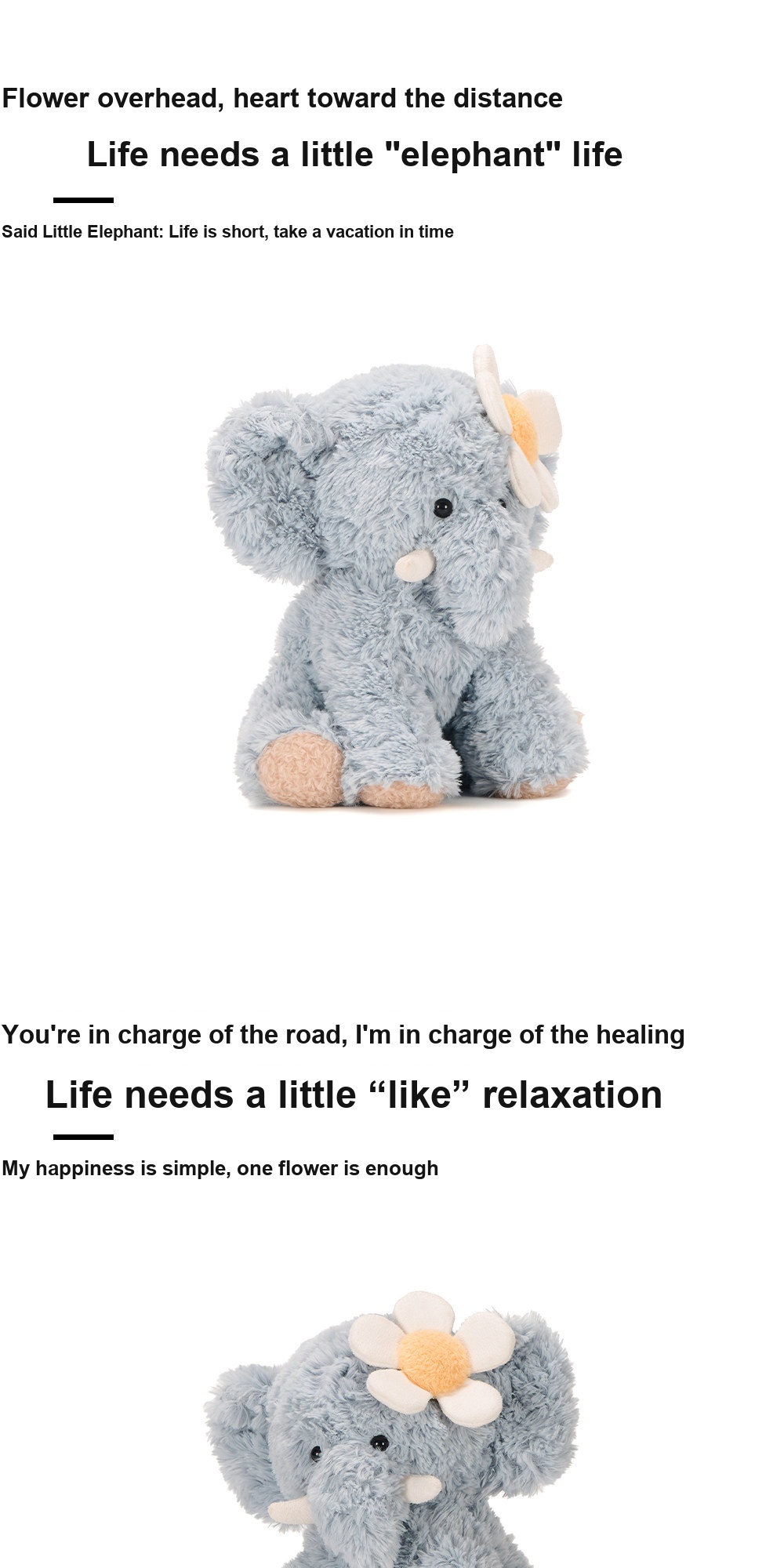 Holiday Syd Elephant Plush Toy
