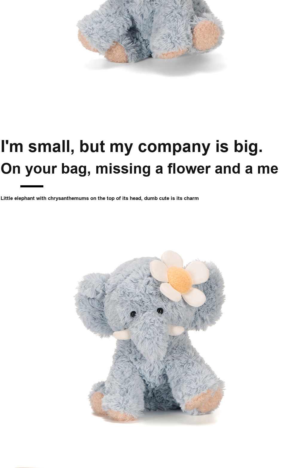 Holiday Syd Elephant Plush Toy