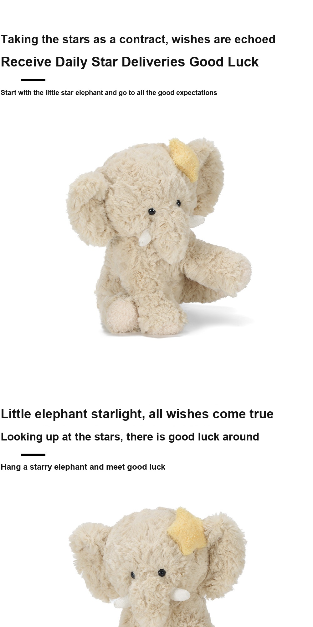 Star Syd Elephant Plush Toy