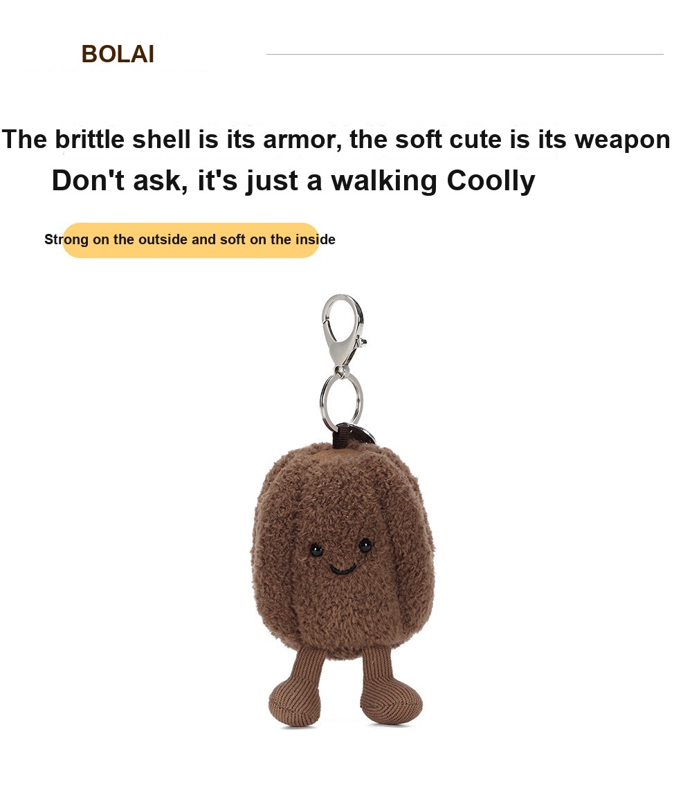 Chocolate Canelé Plush Charm