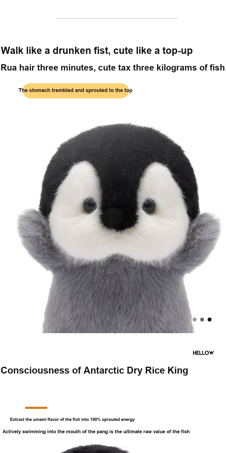 Emperor Penguin Baby Plush Toy