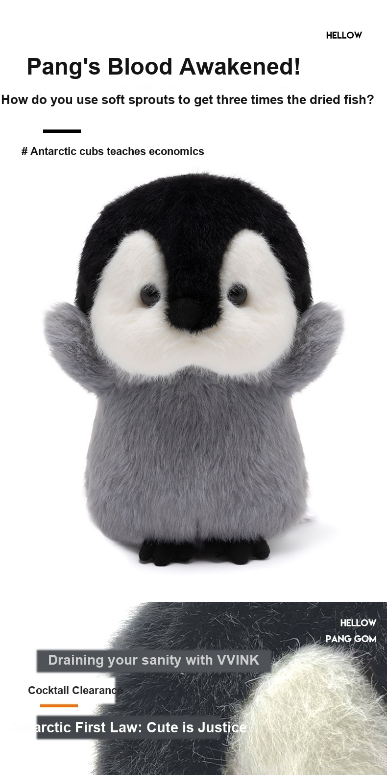 Emperor Penguin Baby Plush Toy