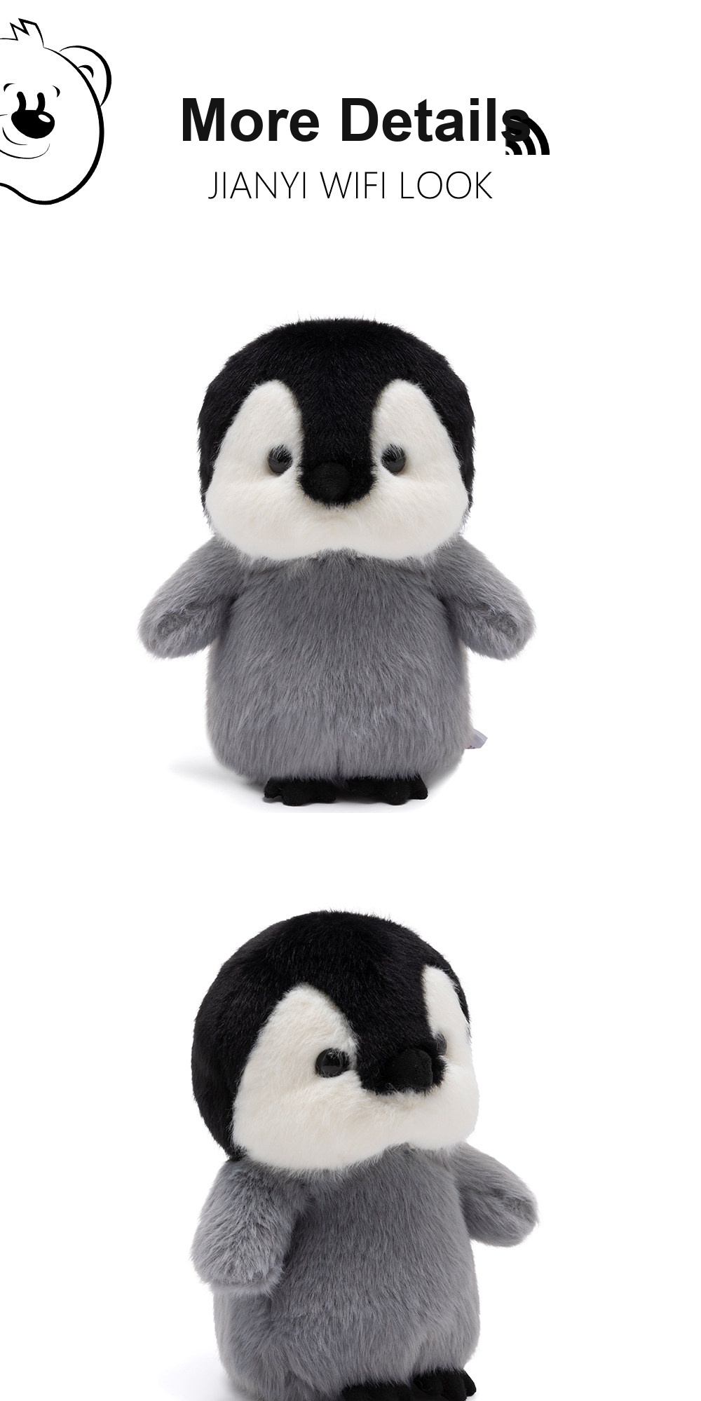 Emperor Penguin Baby Plush Toy
