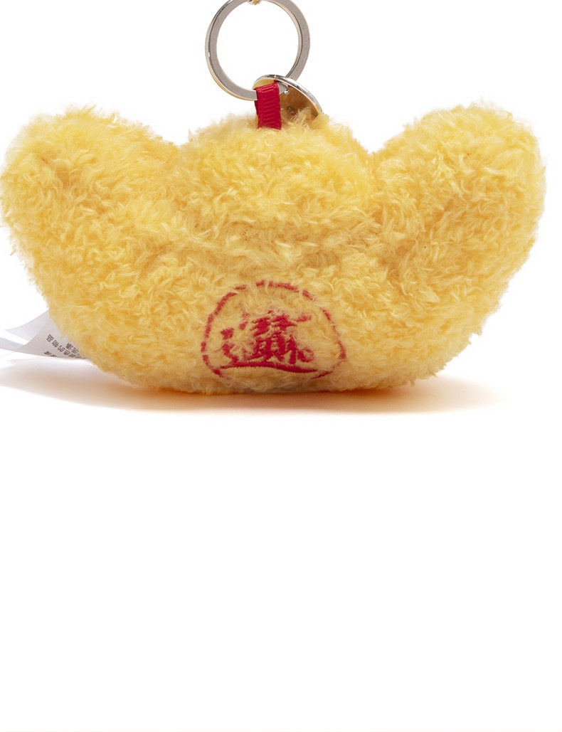 Lucky Gold Ingot Plush Charm