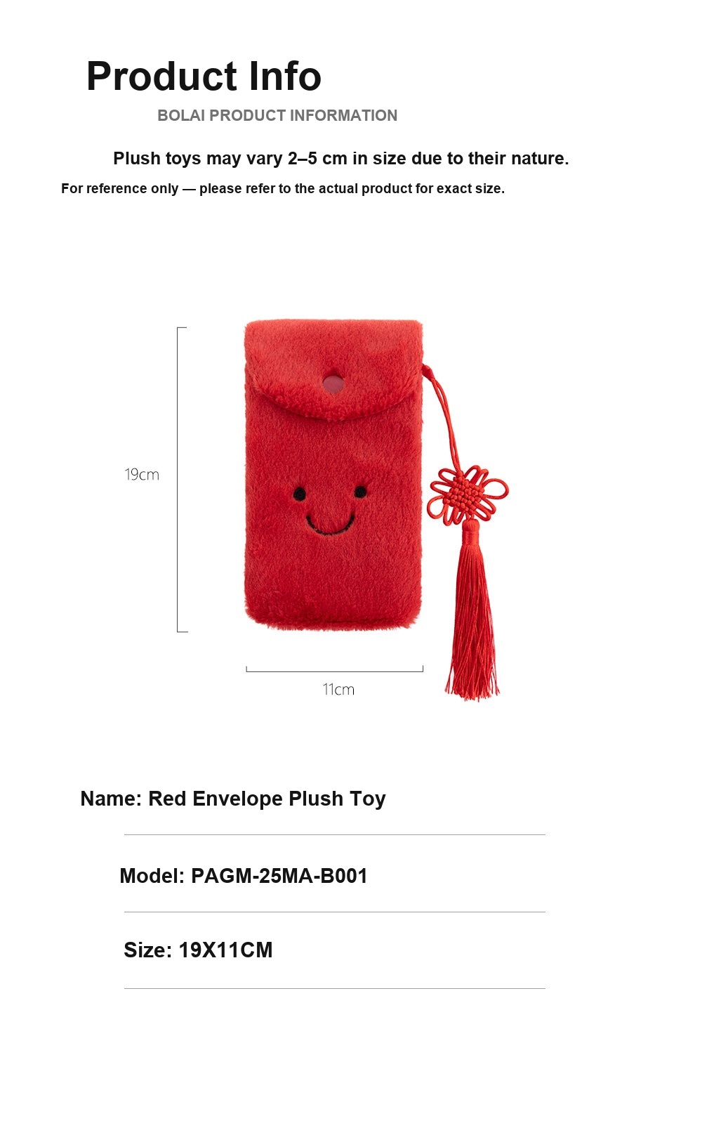 Red Envelope Plush Toy