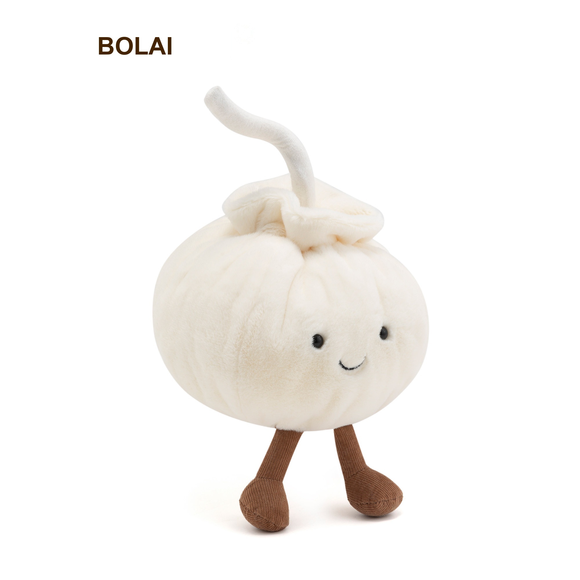 Xiaolongbao Plush Toy with Straw
