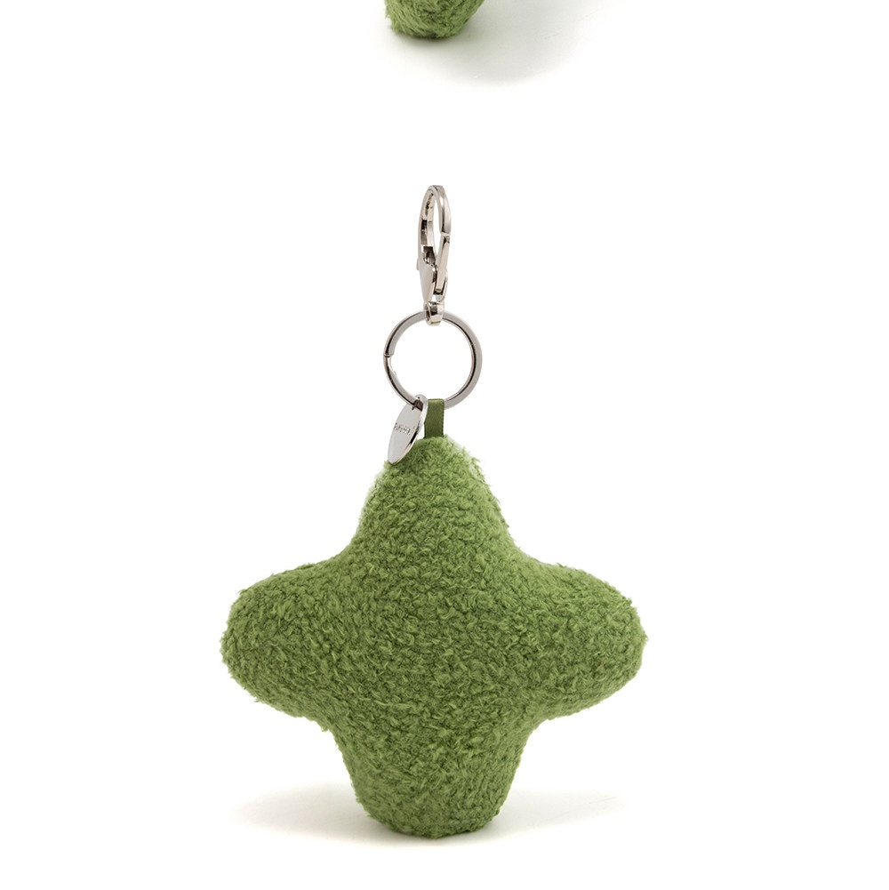 Lucky Four-Leaf Clover Plush Charm