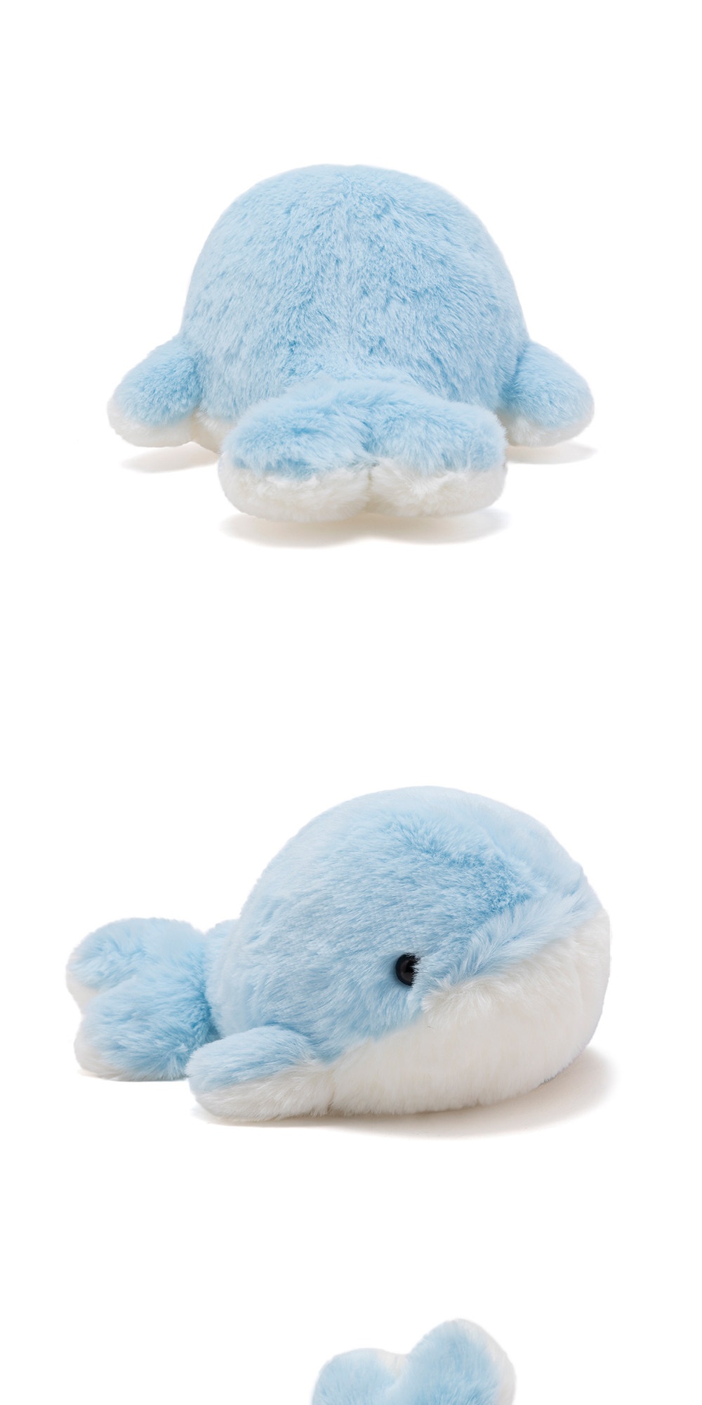 Heart Whale Baby Plush Toy