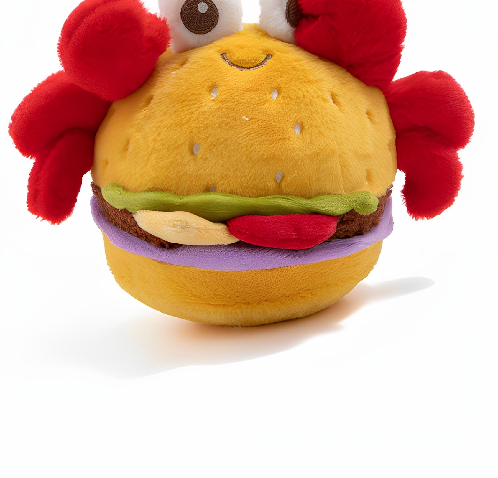 Crab Burger Plush Toy