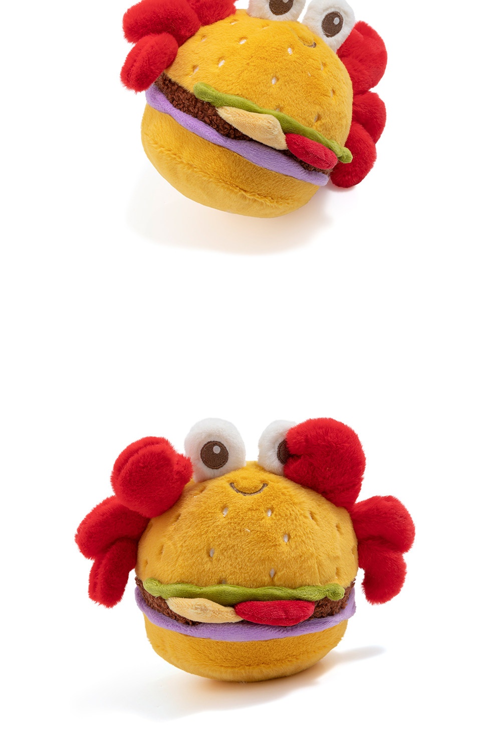 Crab Burger Plush Toy