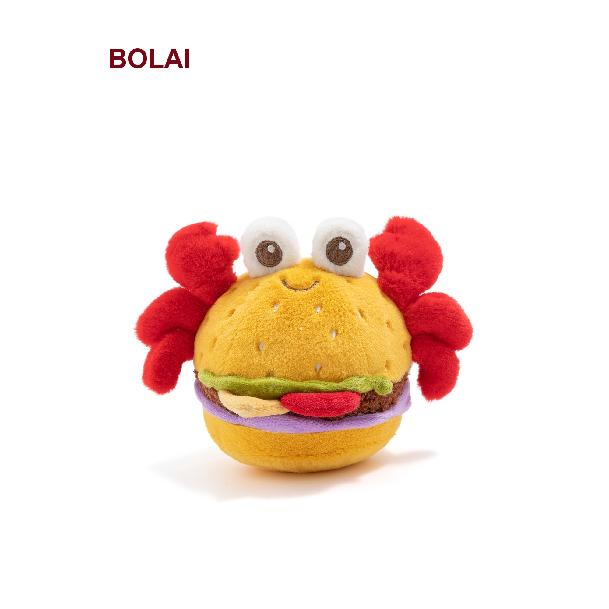 Crab Burger Plush Toy