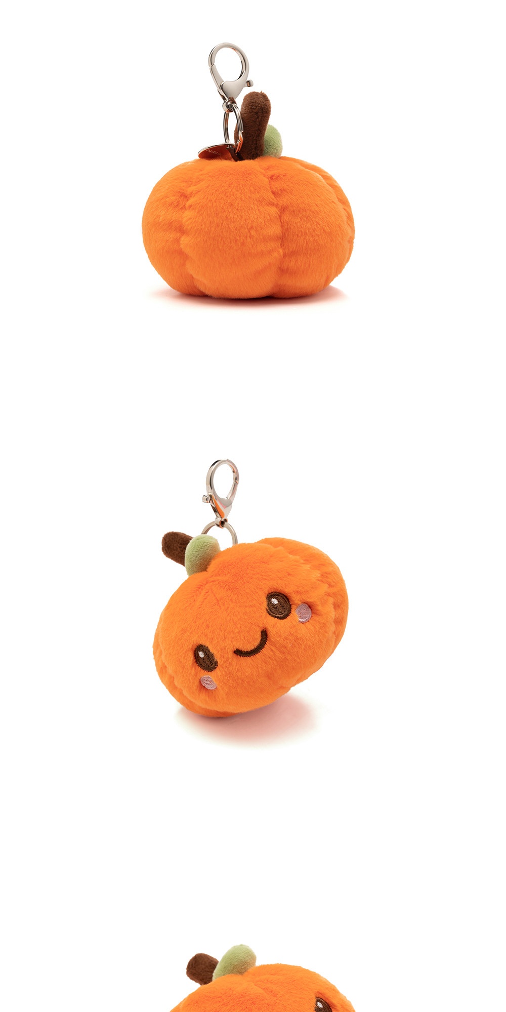 Smiley Pumpkin Plush Charm