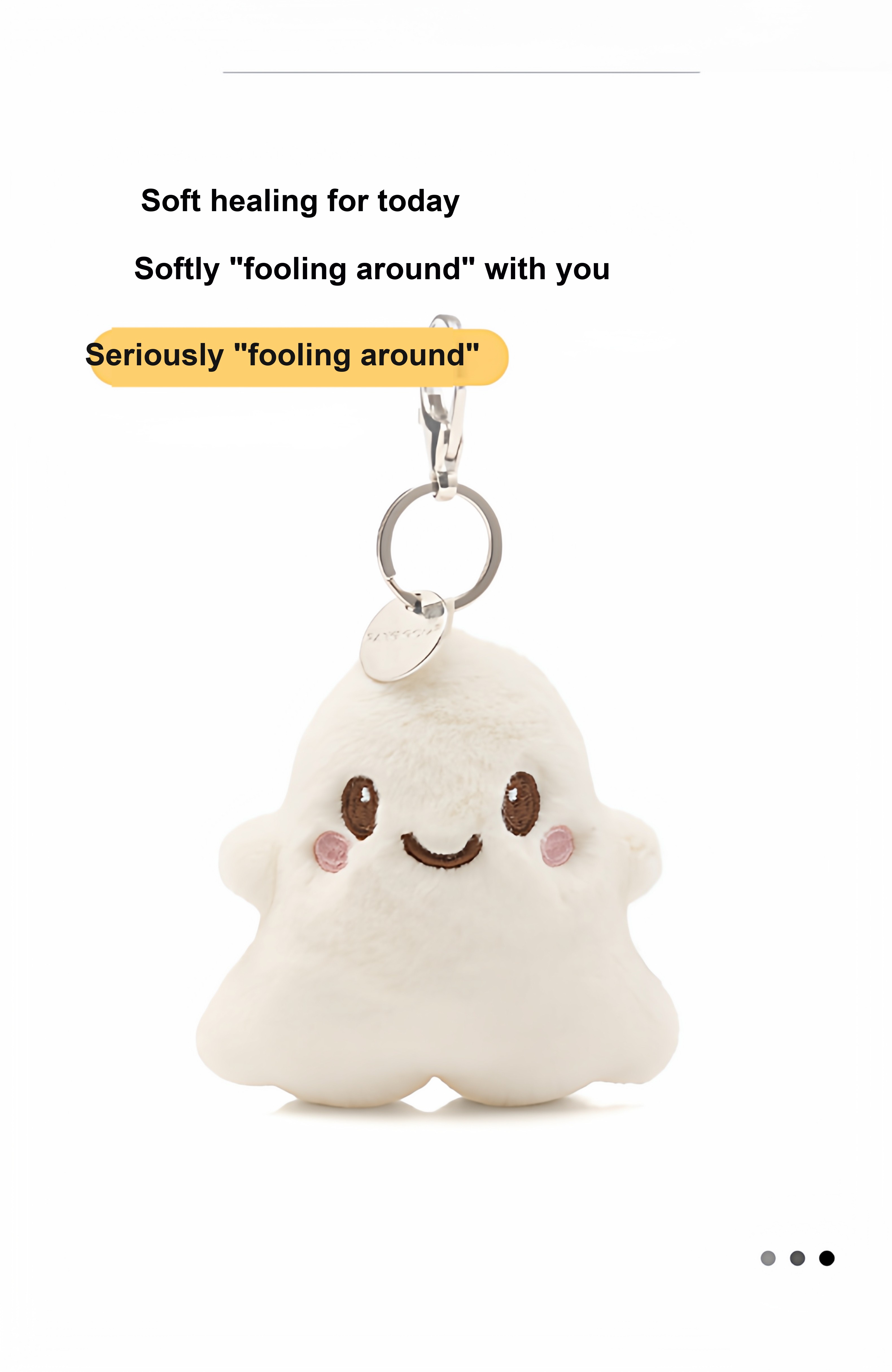 Halloween Ghost Plush Charm