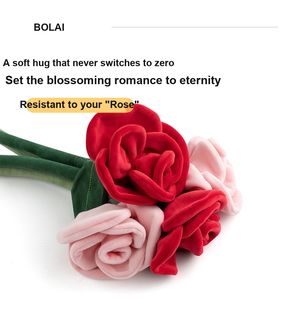 Rose Bouquet Plush Toy