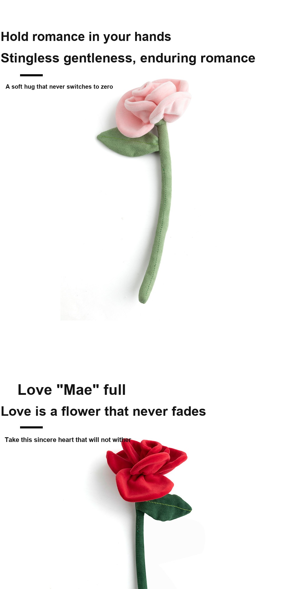 Rose Bouquet Plush Toy