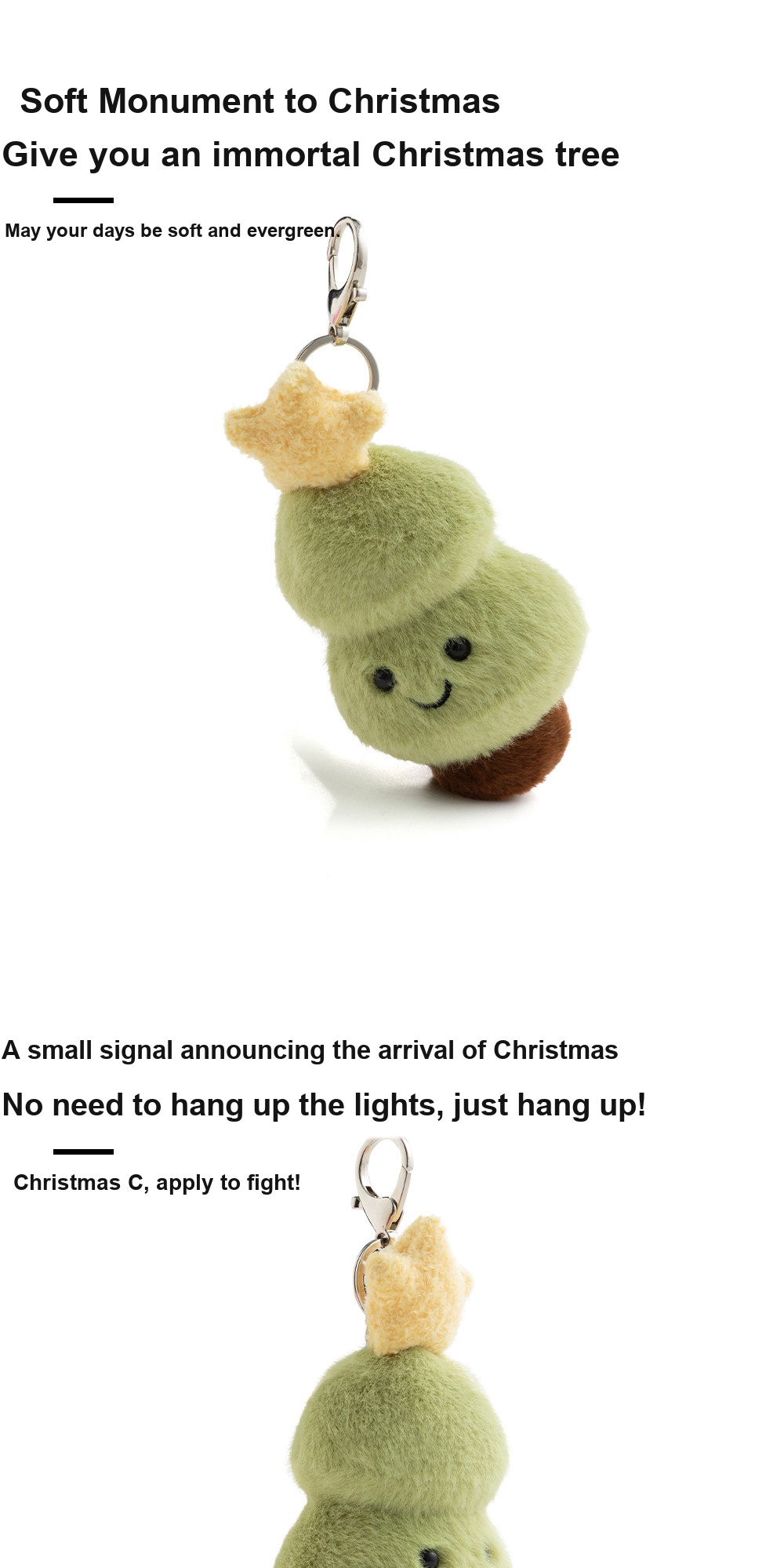 Wishing Star Tree Plush Charm