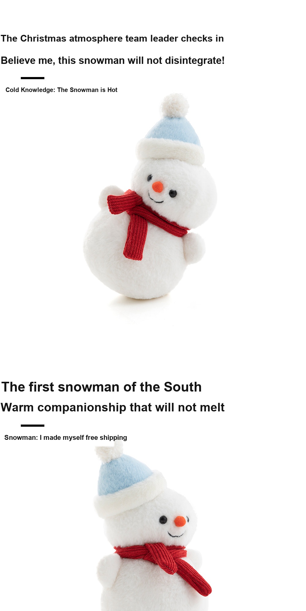 Snowman Plush Toy
