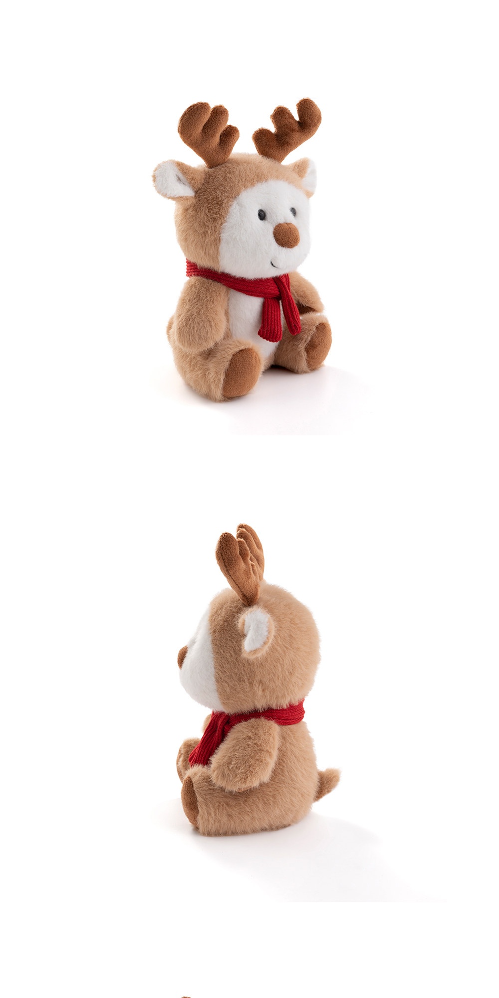 Reindeer with Scarf Plush Toy