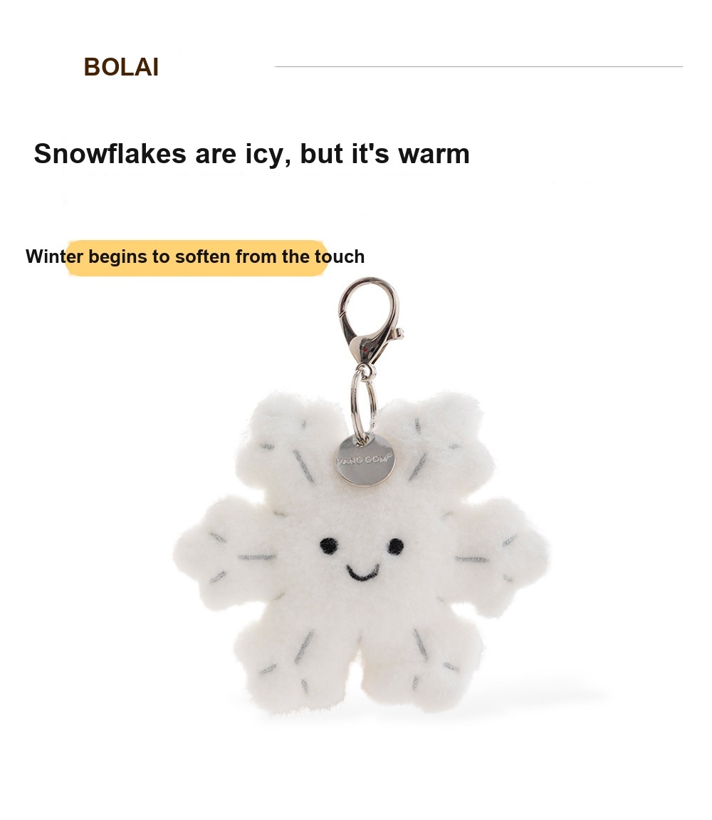 Snowflake Plush Charm