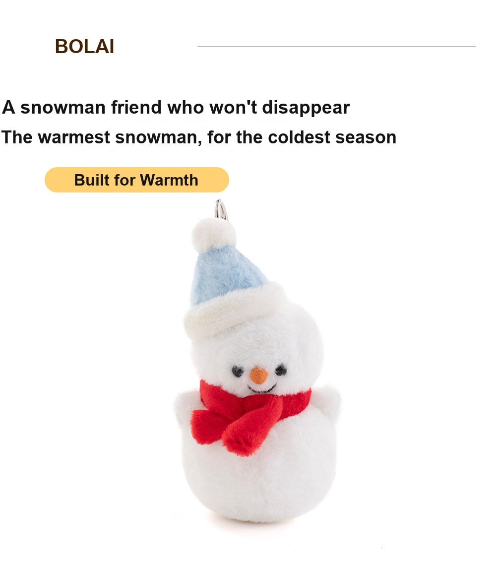 Snowman Plush Charm
