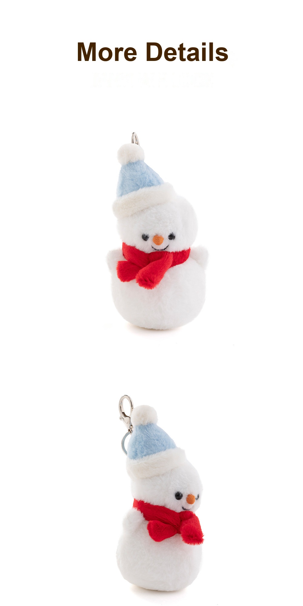 Snowman Plush Charm